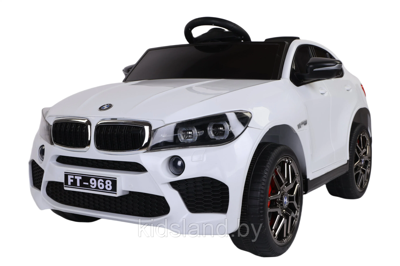 Детский электромобиль Electric Toys BMW X6M LUX 4Х4 арт. FT968 (белый) полноприводной - фото 3 - id-p8636136