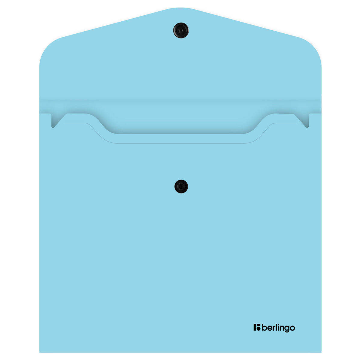 Папка-конверт на кнопке Berlingo "Instinct" А5+, 200мкм, аквамарин EFb_05510 - фото 2 - id-p224961608