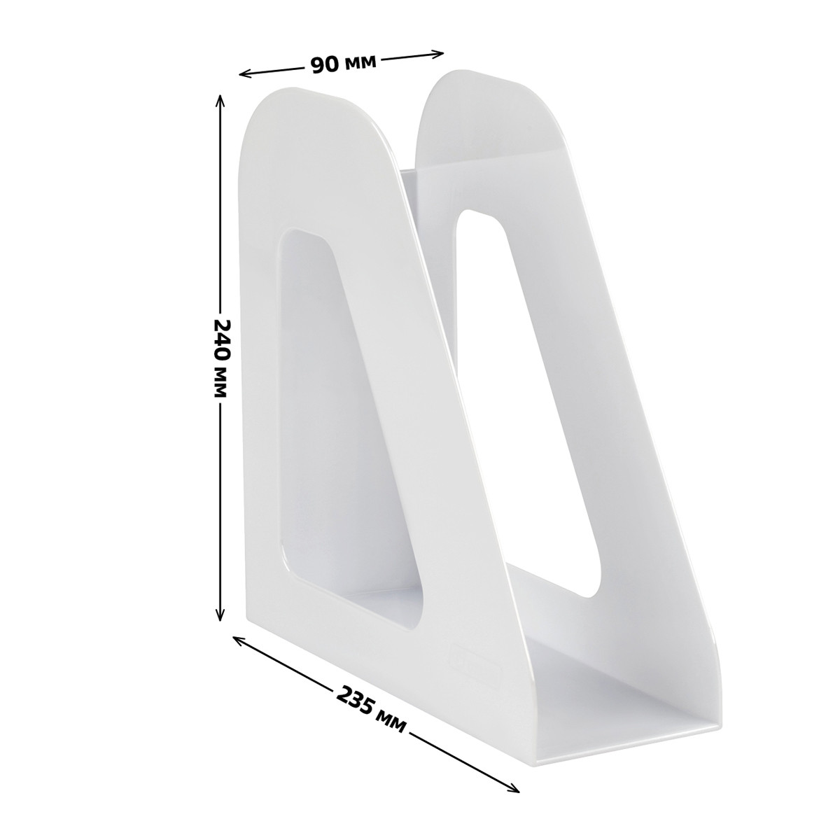 Лоток для бумаг вертикальный СТАММ "Фаворит", белый, ширина 90мм ЛТВ-30497 - фото 2 - id-p224961618