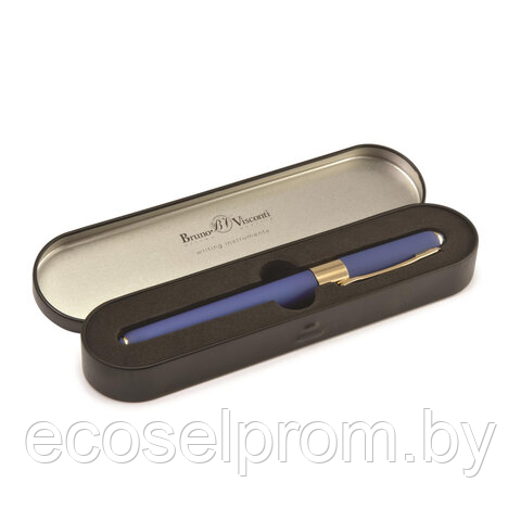 Ручка подарочная шариковая BRUNO VISCONTI «Monaco», темно-синий корпус, 0,5 мм, футляр, синяя, 20-0125/607 - фото 1 - id-p224962270