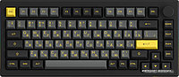 Клавиатура Akko 5075B Plus Black & Gold (Akko Cream Yellow V3)