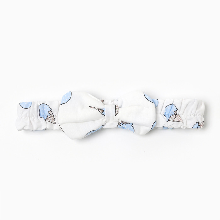 Набор для новорождённого (одеяло, шапочка, пояс), цвет голубой, рост 56-62 см - фото 5 - id-p224962498