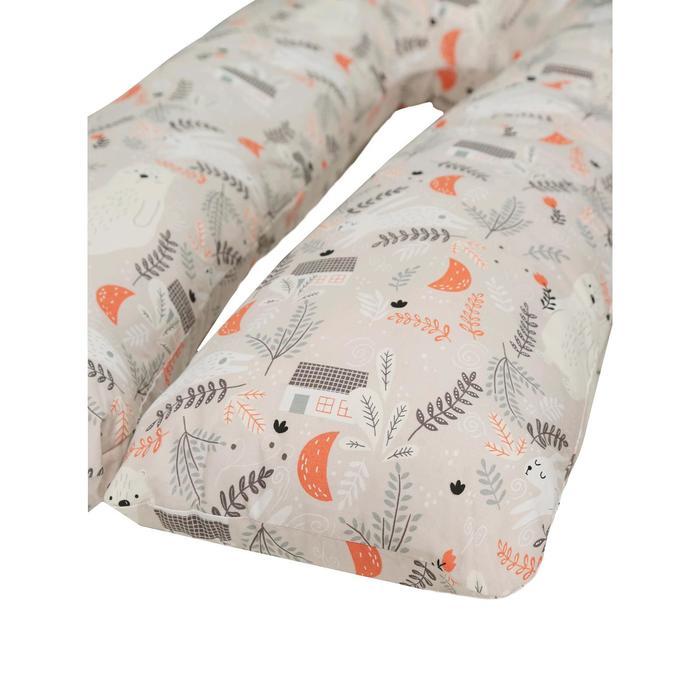 Подушка для беременных u-образная, размер 340 × 35 см, принт лес - фото 2 - id-p224962785