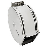 Диспенсер для туалетной бумаги в больших и средних рулонах BXG-PD-5005AС, металл, серебристый, глянцевый, фото 6