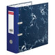 Папка-регистратор ШИРОКИЙ КОРЕШОК 90 мм, с мраморным покрытием, синяя, BRAUBERG, 271834 - фото 2 - id-p224964842
