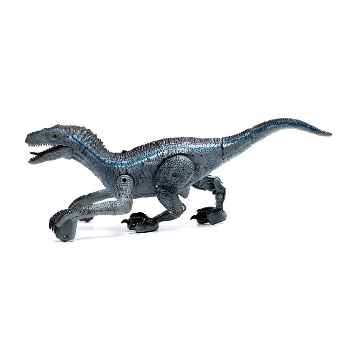 Динозавр радиоуправляемый «Велоцираптор», цвет серый - фото 2 - id-p224964840