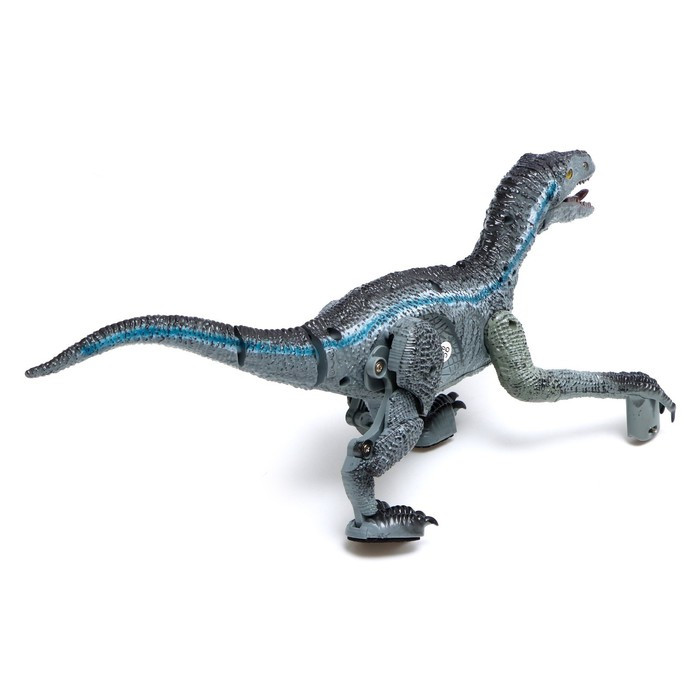 Динозавр радиоуправляемый «Велоцираптор», цвет серый - фото 3 - id-p224964840