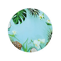Доска разделочная «Тропическое лето», 27×0.4 см, стекло