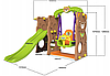Детский игровой комплекс ДИНО для дома и улицы (качели+горка) CHD-171, фото 3