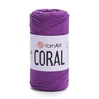 Шнур с хлопком ЯрнАрт Корал (Yarnart Coral) цвет 1906 фиолетовый