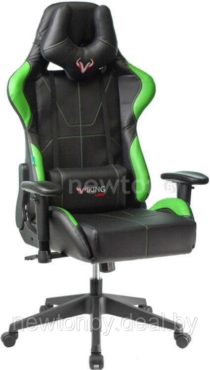 Кресло Zombie Viking 5 Aero (черный/зеленый) - фото 1 - id-p224967470