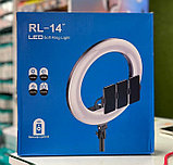 Кольцевая лампа 36 см LED RL-14 пуль ДУ, фото 8