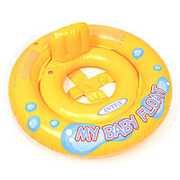 Надувной круг с трусиками и спинкой 67 см Intex My Baby Float 59574NP (1-2 года)