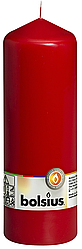 Свеча столбик 200/68 Bolsius. Красная