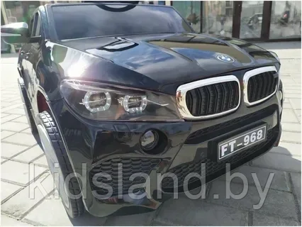 Детский электромобиль Electric Toys BMW X6M LUX 4Х4 арт. FT968В (чёрный) полноприводной - фото 3 - id-p224968256