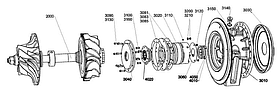 Ротор к турбокомпрессору KBB HPR 4000
