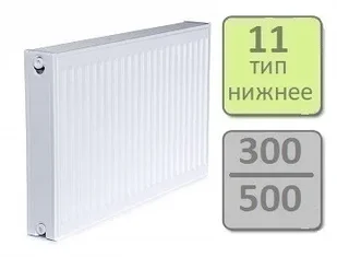 Стальной панельный радиатор Lemax Valve Compact тип 11-300 500