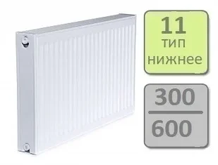 Стальной панельный радиатор Lemax Valve Compact тип 11-300 600