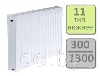 Стальной панельный радиатор Lemax Valve Compact тип 11-300 1300
