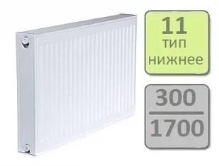 Стальной панельный радиатор Lemax Valve Compact тип 11-300 1700