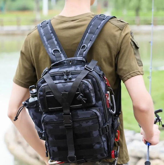 Рюкзак тактический мужской, походный, для рыбалки и охоты. Размер: 40х25х14 см - фото 7 - id-p224970091