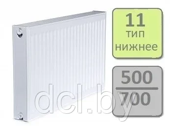 Стальной панельный радиатор Lemax Valve Compact тип 11-500 700
