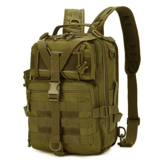 Рюкзак тактический мужской, походный, для рыбалки и охоты. Размер: 40х25х14 см - фото 9 - id-p224970091