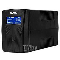 Источник бесперебойного питания Sven Pro 650 (LCD, USB) 650VA/390W Линейно-интерактивный, хол.старт, 2роз.