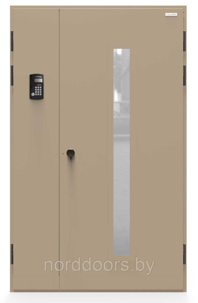 Дверь для подъезда GENEVA 01 RAL 1035