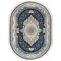 Ковёр овальный Mashad 1500 G144, размер 80x150 см, цвет d/ blue