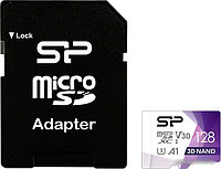 Карта памяти Silicon-Power Superior Pro microSDXC SP128GBSTXDU3V20AB 128GB + адаптер