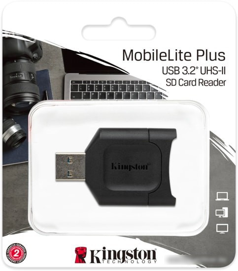 Карт-ридер Kingston MobileLite Plus SD Reader - фото 3 - id-p224972284