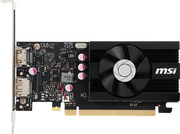 Видеокарта MSI GeForce GT 1030 OC LP 2GB DDR4 - фото 1 - id-p224972289