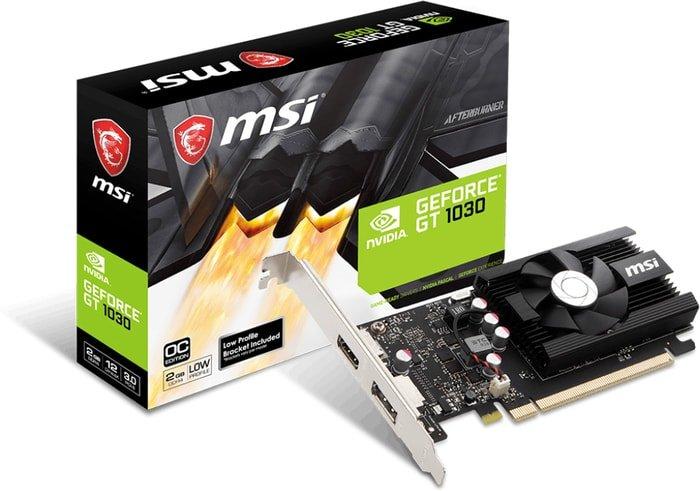 Видеокарта MSI GeForce GT 1030 OC LP 2GB DDR4 - фото 5 - id-p224972289