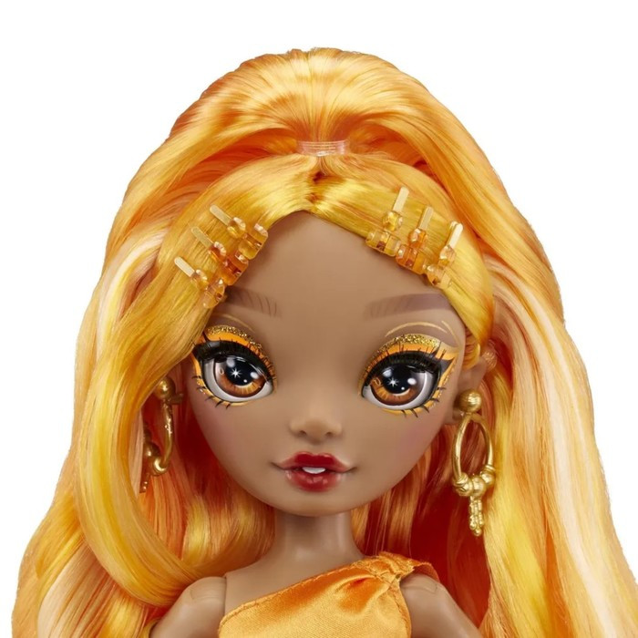 Кукла Rainbow High «Мина Флер», 28 см, с аксессуарами, цвет оранжевый - фото 4 - id-p224972528