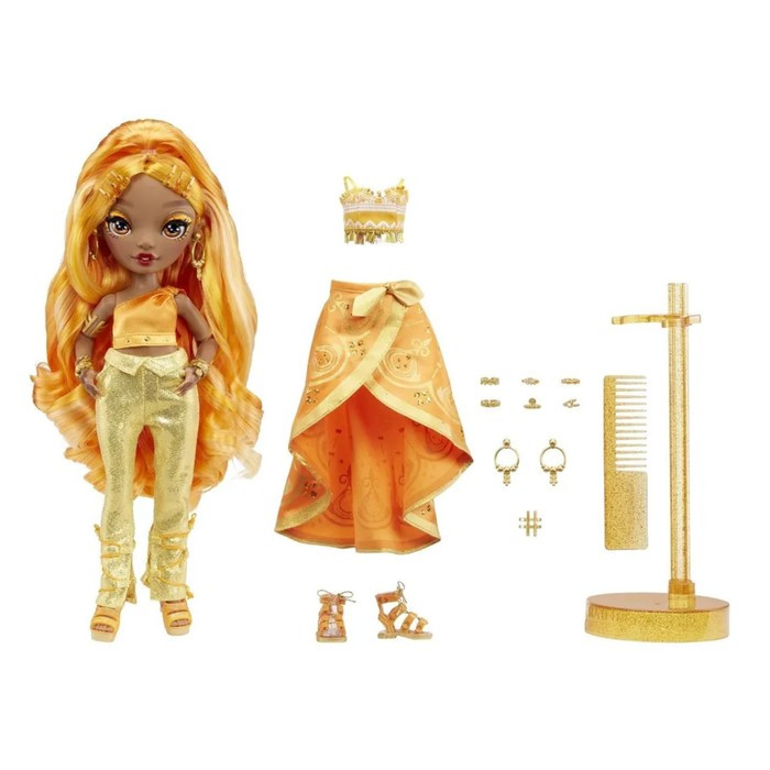 Кукла Rainbow High «Мина Флер», 28 см, с аксессуарами, цвет оранжевый - фото 5 - id-p224972528