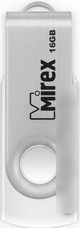 USB Flash Mirex SWIVEL WHITE 16GB (13600-FMUSWT16) - фото 1 - id-p224972248