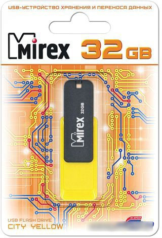 USB Flash Mirex Color Blade City 32GB (желтый) [13600-FMUCYL32] - фото 4 - id-p224972254