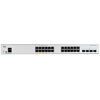 Коммутатор Catalyst 1000 24x 10/100/1000 RJ-45 PoE+, 4x 1Gb SFP uplinks, PoE+ 195W, Fanless, C1000-24P-4G-L