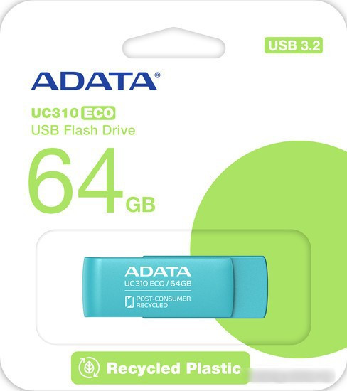 USB Flash ADATA UC310E 64GB UC310E-64G-RGN - фото 1 - id-p224972262