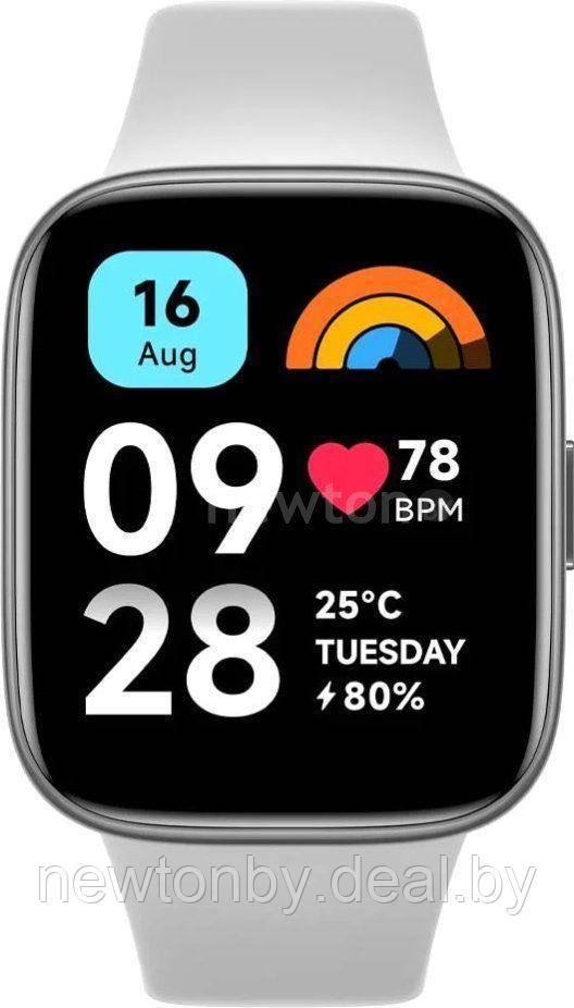 Умные часы Xiaomi Redmi Watch 3 Active (серый, международная версия) - фото 1 - id-p224972653