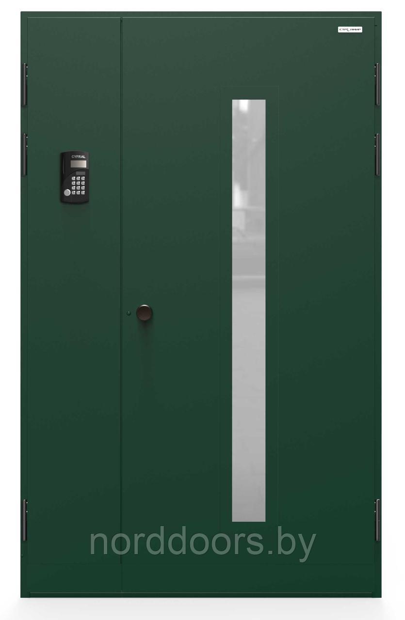 Дверь для подъезда GENEVA 01 RAL 6005