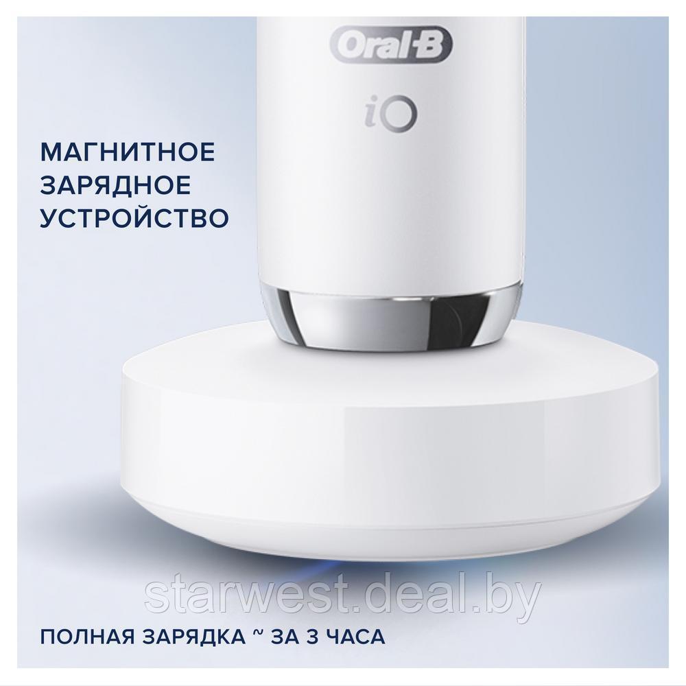 Oral-B Braun iO Series 9N White Alabaster с 2 насадками Электрическая зубная щетка iOM9.2I1.1AD - фото 9 - id-p224972706