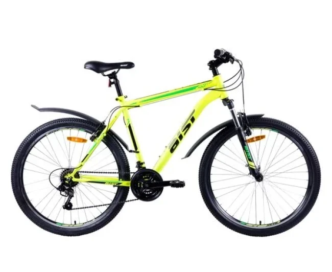 Велосипед Aist Quest 26 Жёлто-зелёный - фото 1 - id-p224972895