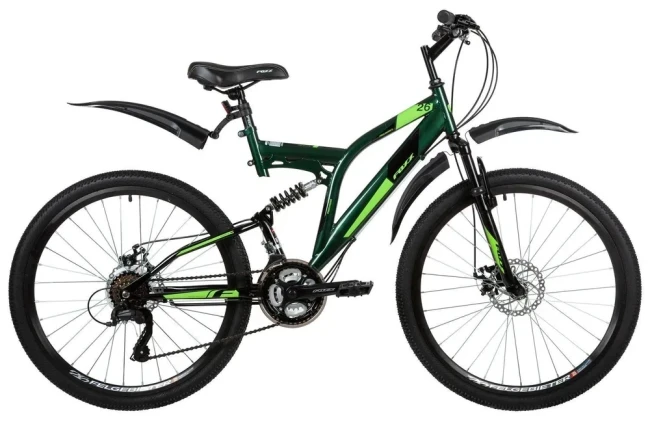 Велосипед Foxx Freelander 26 Зелёный - фото 1 - id-p224972914