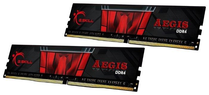 Оперативная память G.Skill Aegis 2x16GB DDR4 PC4-24000 F4-3000C16D-32GISB - фото 1 - id-p224973111