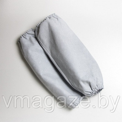 Нарукавники спилковые двухшовные (цвет серый)