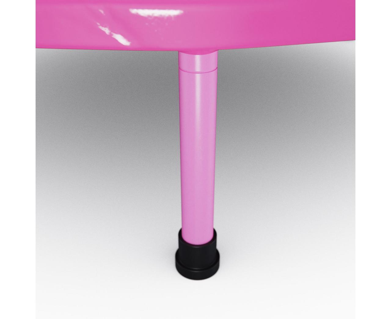 Батут с поручнем DFC JUMPFIT 36'' (розовый) - фото 4 - id-p224972826