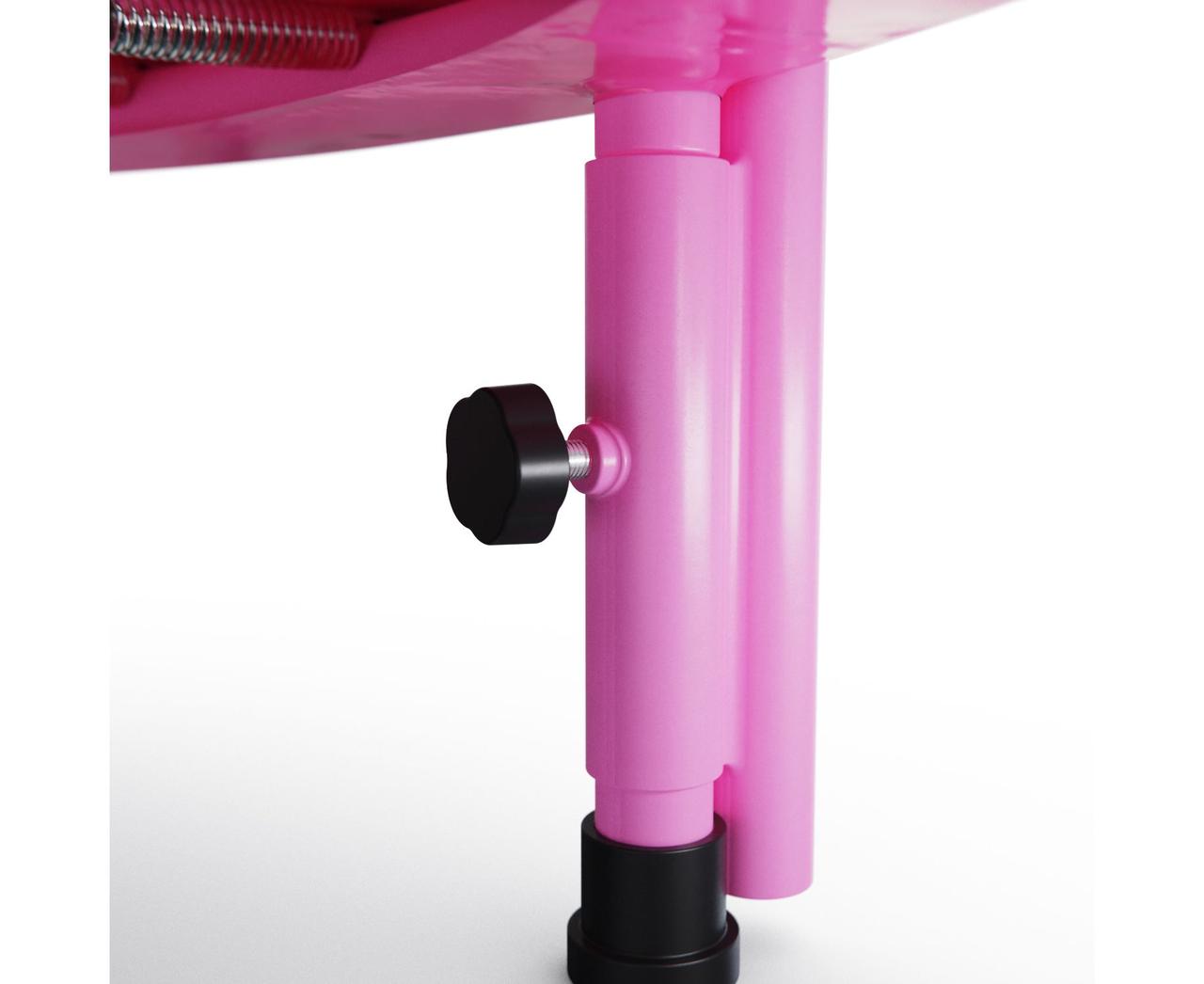 Батут с поручнем DFC JUMPFIT 36'' (розовый) - фото 6 - id-p224972826