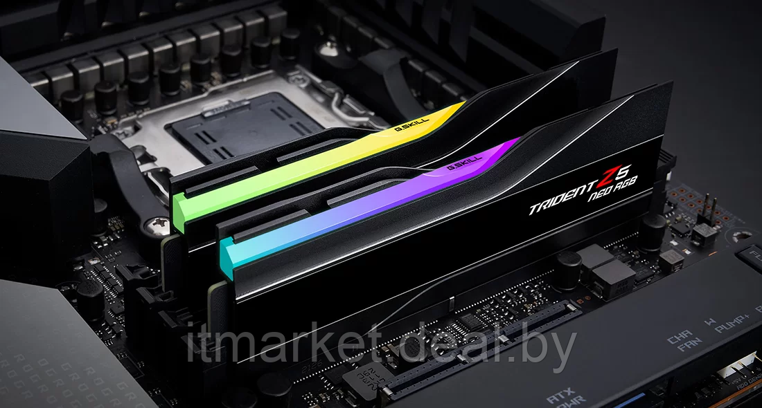 Модуль памяти 32Gb (2*16Gb) G.Skill Trident Z Neo RGB (F5-6000J3636F16GX2-TZ5NR) - фото 4 - id-p224973320